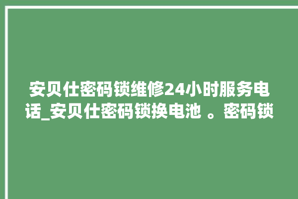 安贝仕密码锁维修24小时服务电话_安贝仕密码锁换电池 。密码锁