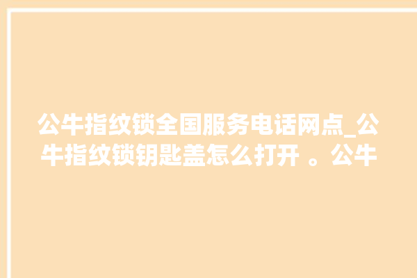 公牛指纹锁全国服务电话网点_公牛指纹锁钥匙盖怎么打开 。公牛