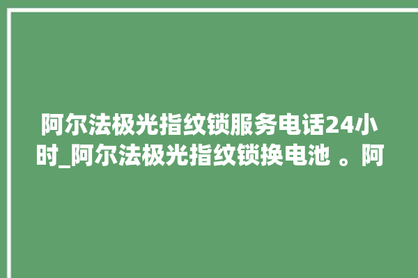 阿尔法极光指纹锁服务电话24小时_阿尔法极光指纹锁换电池 。阿尔法