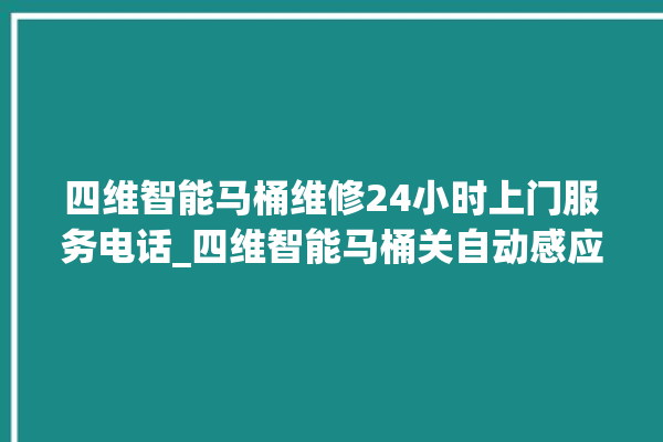 四维智能马桶维修24小时上门服务电话_四维智能马桶关自动感应 。马桶