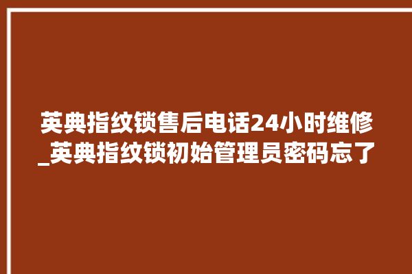 英典指纹锁售后电话24小时维修_英典指纹锁初始管理员密码忘了 。指纹锁