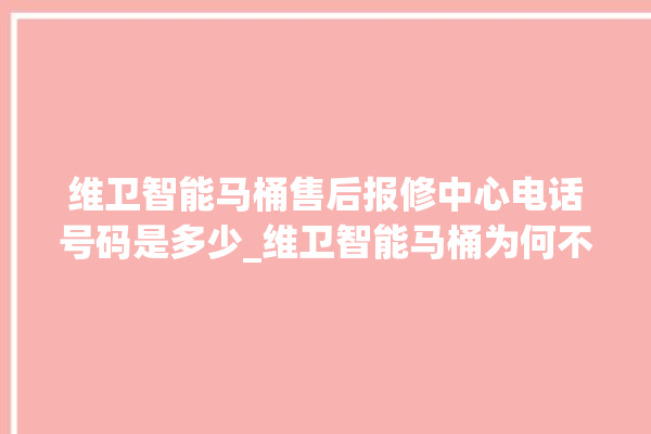 维卫智能马桶售后报修中心电话号码是多少_维卫智能马桶为何不蓄水 。马桶