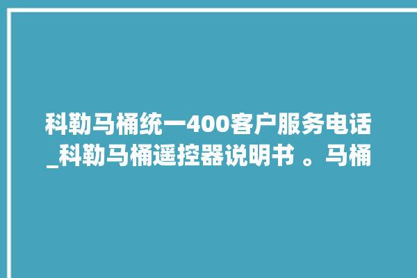 科勒马桶统一400客户服务电话_科勒马桶遥控器说明书 。马桶