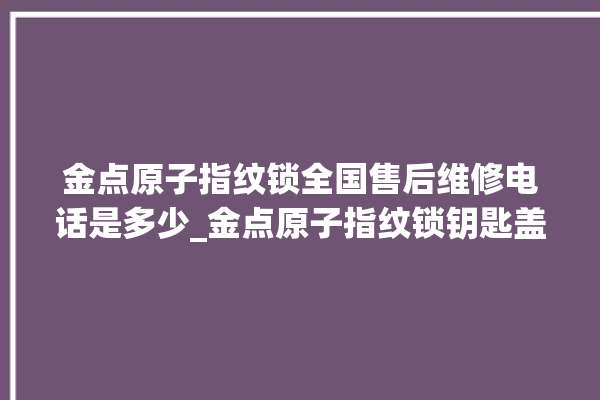 金点原子指纹锁全国售后维修电话是多少_金点原子指纹锁钥匙盖怎么打开 。原子