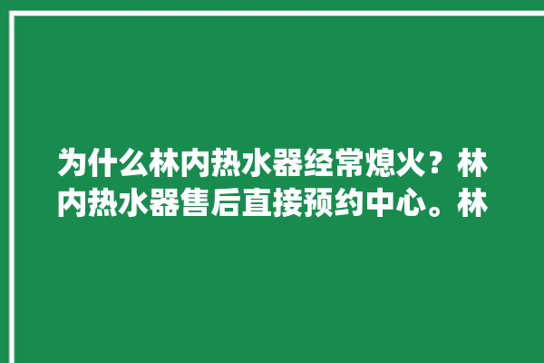 为什么林内热水器经常熄火？林内热水器售后直接预约中心。林内_热水器