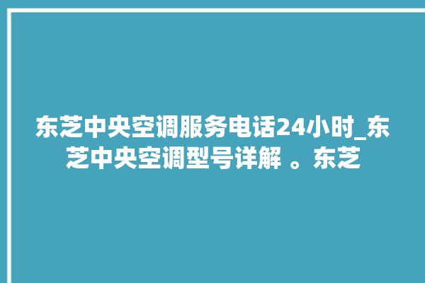 东芝中央空调服务电话24小时_东芝中央空调型号详解 。东芝