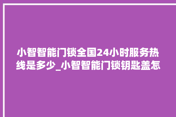 小智智能门锁全国24小时服务热线是多少_小智智能门锁钥匙盖怎么打开 。门锁