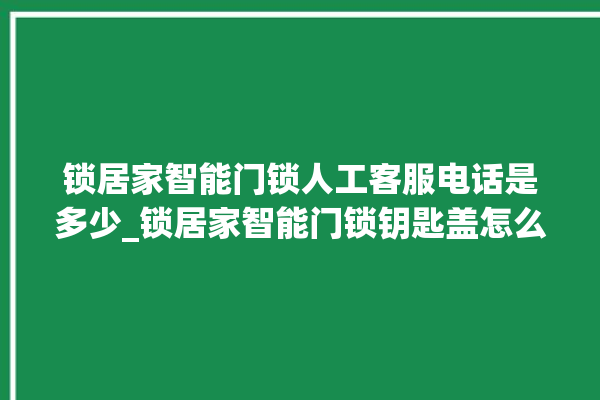 锁居家智能门锁人工客服电话是多少_锁居家智能门锁钥匙盖怎么打开 。门锁