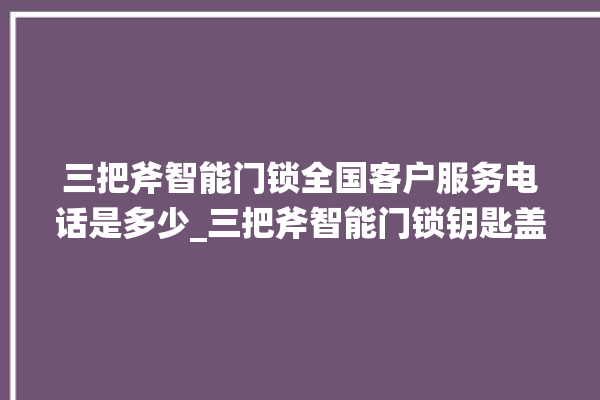 三把斧智能门锁全国客户服务电话是多少_三把斧智能门锁钥匙盖怎么打开 。门锁