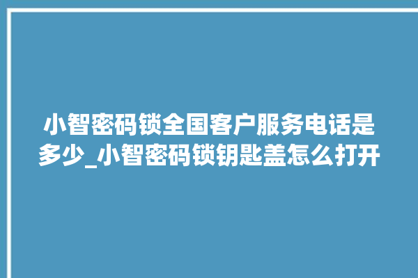 小智密码锁全国客户服务电话是多少_小智密码锁钥匙盖怎么打开 。密码锁