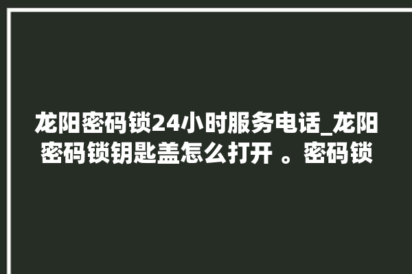 龙阳密码锁24小时服务电话_龙阳密码锁钥匙盖怎么打开 。密码锁