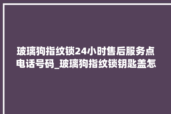 玻璃狗指纹锁24小时售后服务点电话号码_玻璃狗指纹锁钥匙盖怎么打开 。玻璃