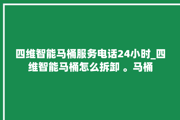 四维智能马桶服务电话24小时_四维智能马桶怎么拆卸 。马桶