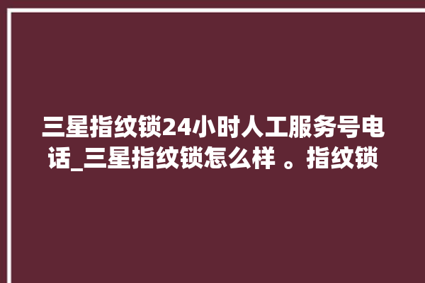 三星指纹锁24小时人工服务号电话_三星指纹锁怎么样 。指纹锁