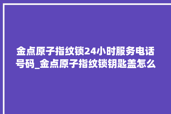 金点原子指纹锁24小时服务电话号码_金点原子指纹锁钥匙盖怎么打开 。原子