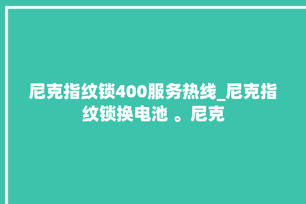 尼克指纹锁400服务热线_尼克指纹锁换电池 。尼克