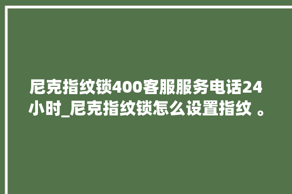 尼克指纹锁400客服服务电话24小时_尼克指纹锁怎么设置指纹 。尼克