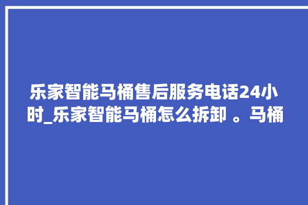 乐家智能马桶售后服务电话24小时_乐家智能马桶怎么拆卸 。马桶