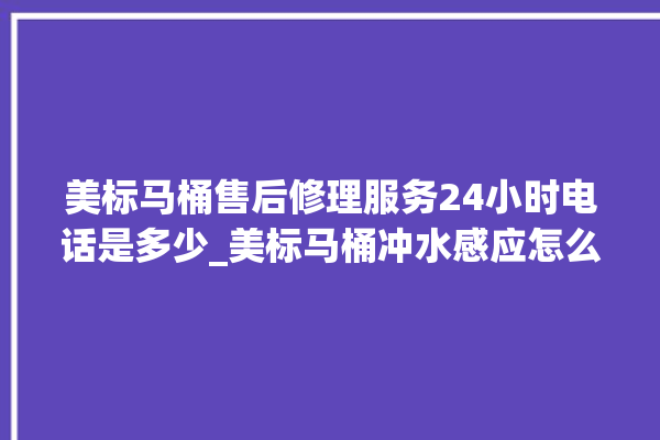 美标马桶售后修理服务24小时电话是多少_美标马桶冲水感应怎么调 。马桶