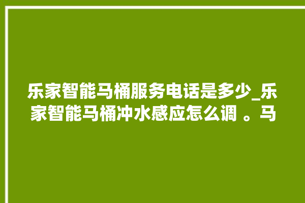 乐家智能马桶服务电话是多少_乐家智能马桶冲水感应怎么调 。马桶