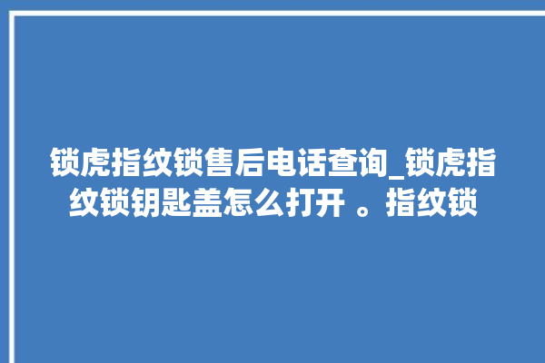 锁虎指纹锁售后电话查询_锁虎指纹锁钥匙盖怎么打开 。指纹锁