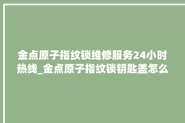 金点原子指纹锁维修服务24小时热线_金点原子指纹锁钥匙盖怎么打开 。原子