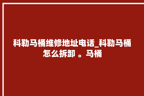 科勒马桶维修地址电话_科勒马桶怎么拆卸 。马桶