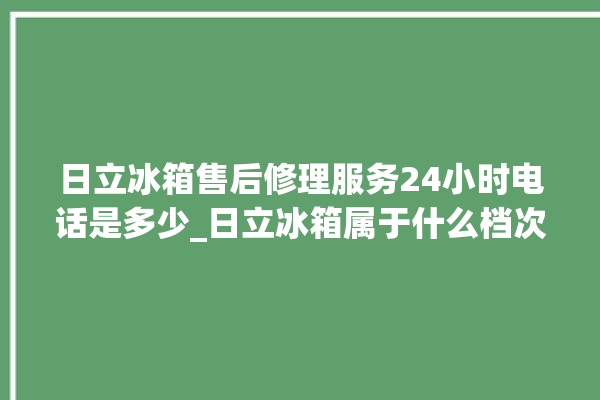 日立冰箱售后修理服务24小时电话是多少_日立冰箱属于什么档次 。日立