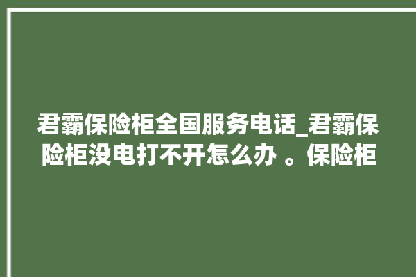 君霸保险柜全国服务电话_君霸保险柜没电打不开怎么办 。保险柜