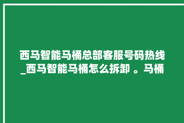 西马智能马桶总部客服号码热线_西马智能马桶怎么拆卸 。马桶