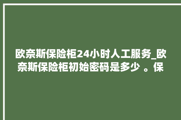 欧奈斯保险柜24小时人工服务_欧奈斯保险柜初始密码是多少 。保险柜