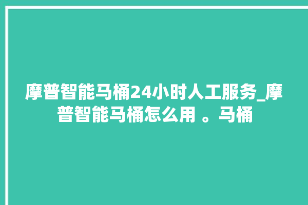 摩普智能马桶24小时人工服务_摩普智能马桶怎么用 。马桶