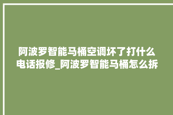 阿波罗智能马桶空调坏了打什么电话报修_阿波罗智能马桶怎么拆卸 。阿波罗