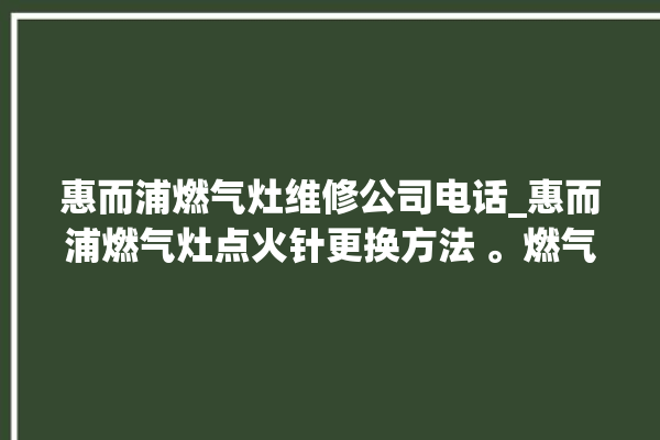 惠而浦燃气灶维修公司电话_惠而浦燃气灶点火针更换方法 。燃气灶