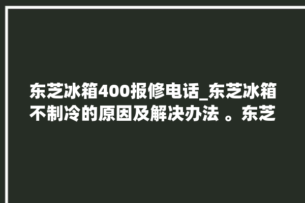 东芝冰箱400报修电话_东芝冰箱不制冷的原因及解决办法 。东芝