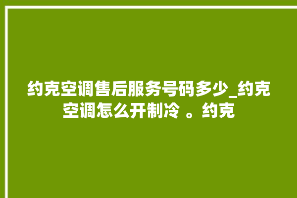 约克空调售后服务号码多少_约克空调怎么开制冷 。约克