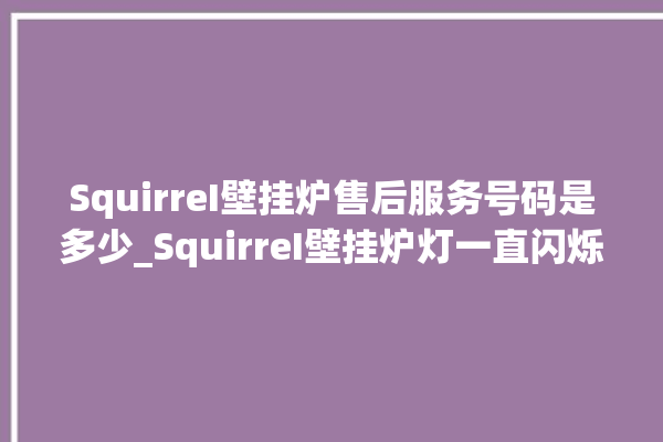 SquirreI壁挂炉售后服务号码是多少_SquirreI壁挂炉灯一直闪烁 。壁挂炉