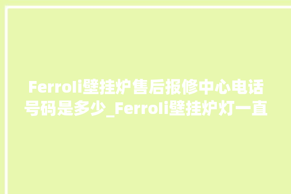 FerroIi壁挂炉售后报修中心电话号码是多少_FerroIi壁挂炉灯一直闪烁 。壁挂炉