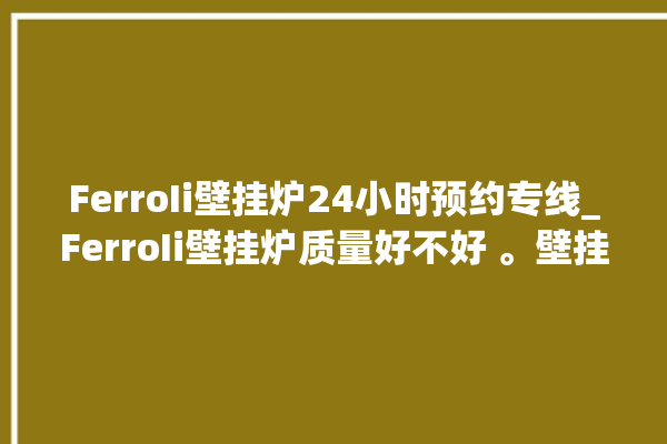 FerroIi壁挂炉24小时预约专线_FerroIi壁挂炉质量好不好 。壁挂炉