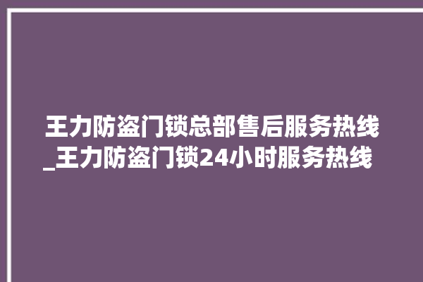 王力防盗门锁总部售后服务热线_王力防盗门锁24小时服务热线 。门锁