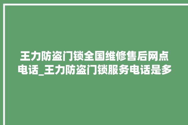 王力防盗门锁全国维修售后网点电话_王力防盗门锁服务电话是多少 。门锁