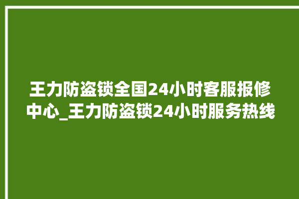 王力防盗锁全国24小时客服报修中心_王力防盗锁24小时服务热线 。防盗锁