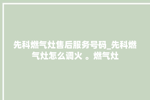 先科燃气灶售后服务号码_先科燃气灶怎么调火 。燃气灶