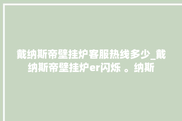 戴纳斯帝壁挂炉客服热线多少_戴纳斯帝壁挂炉er闪烁 。纳斯