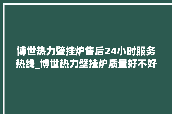 博世热力壁挂炉售后24小时服务热线_博世热力壁挂炉质量好不好 。热力