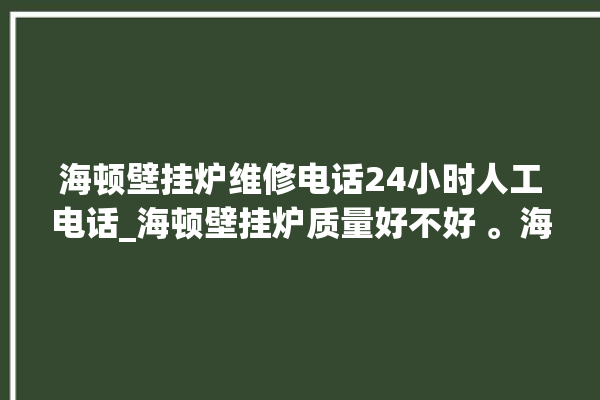 海顿壁挂炉维修电话24小时人工电话_海顿壁挂炉质量好不好 。海顿