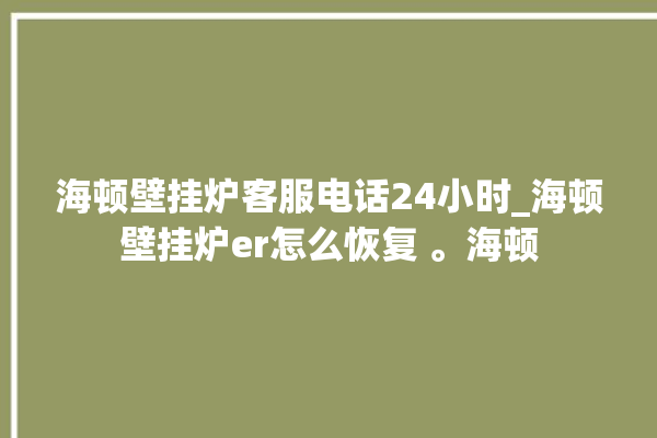 海顿壁挂炉客服电话24小时_海顿壁挂炉er怎么恢复 。海顿