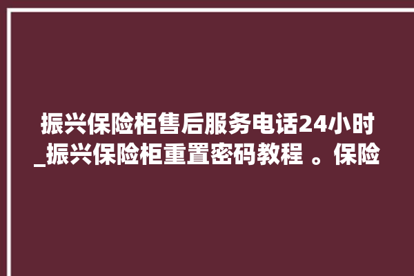 振兴保险柜售后服务电话24小时_振兴保险柜重置密码教程 。保险柜