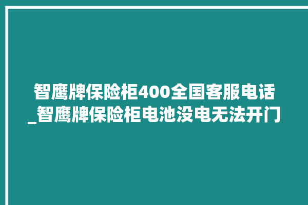 智鹰牌保险柜400全国客服电话_智鹰牌保险柜电池没电无法开门怎么办 。保险柜