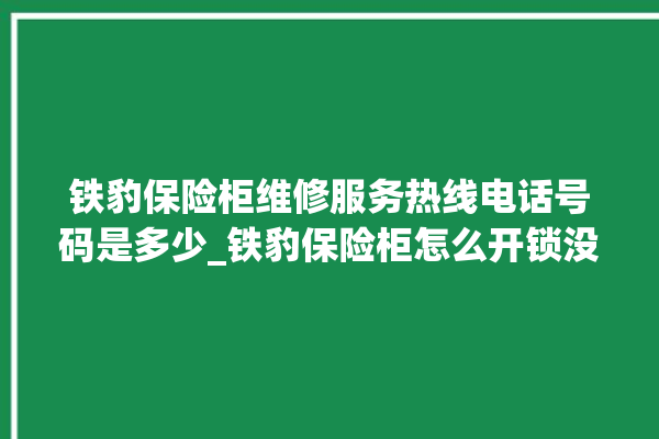 铁豹保险柜维修服务热线电话号码是多少_铁豹保险柜怎么开锁没电了 。保险柜